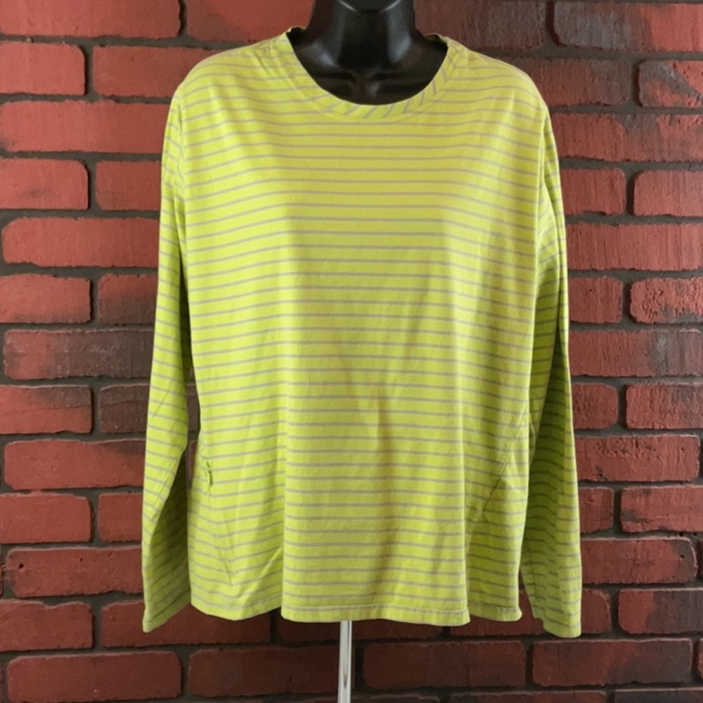Woolrich Woman's 3X Striped Long Sleeve Shirt – Casual, Cozy, Everyday